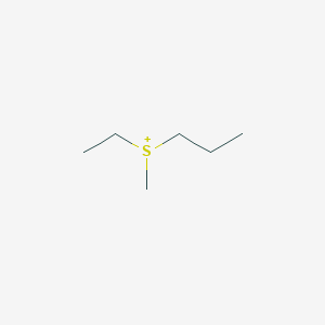 molecular formula C6H15S+ B14539231 Ethyl(methyl)propylsulfanium CAS No. 62312-61-2