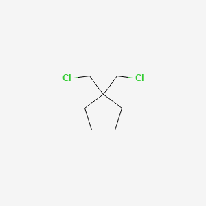 molecular formula C7H12Cl2 B14539252 1,1-Bis(chloromethyl)cyclopentane CAS No. 61972-39-2