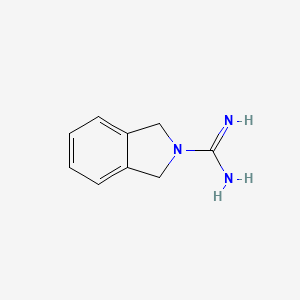 molecular formula C9H11N3 B1453931 2H-Isoindole-2-carboximidamide, 1,3-dihydro- CAS No. 23363-01-1