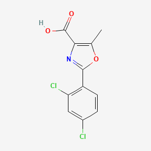 2-(2,4-Dichlorophenyl)-5-methyl-1,3-oxazole-4-carboxylic acid