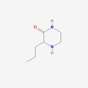 molecular formula C7H14N2O B1453934 3-Propylpiperazin-2-one CAS No. 1247498-82-3