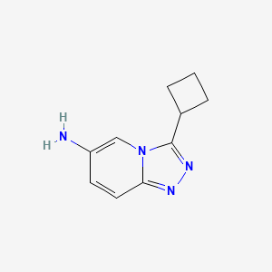 3-Cyclobutyl-[1,2,4]triazolo[4,3-a]pyridin-6-amine