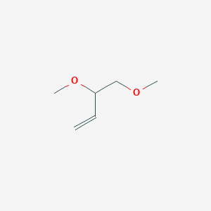 molecular formula C6H12O2 B14539507 1-Butene, 3,4-dimethoxy- CAS No. 62102-54-9