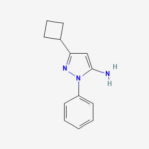 3-Cyclobutyl-1-phenyl-1H-pyrazol-5-amine