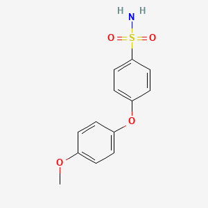 molecular formula C13H13NO4S B1453952 4-(4-Methoxyphenoxy)benzene-1-sulfonamide CAS No. 1094663-05-4