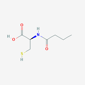 molecular formula C7H13NO3S B14539541 N-Butanoyl-L-cysteine CAS No. 62309-95-9
