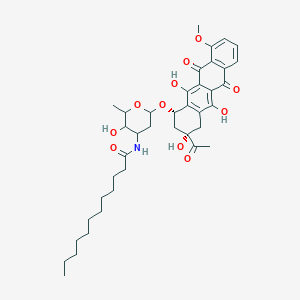 molecular formula C39H51NO11 B14539636 N-Lauroyldaunomycin CAS No. 62327-71-3