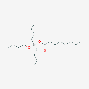 molecular formula C20H42O3Sn B14539652 Butoxy(dibutyl)(octanoyloxy)stannane CAS No. 62060-25-7