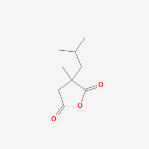 molecular formula C9H14O3 B1453970 3-Methyl-3-(2-methylpropyl)oxolane-2,5-dione CAS No. 1094403-53-8