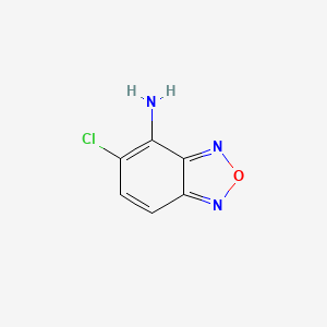 molecular formula C6H4ClN3O B1453976 5-Chloro-2,1,3-benzoxadiazol-4-amine CAS No. 80277-04-9