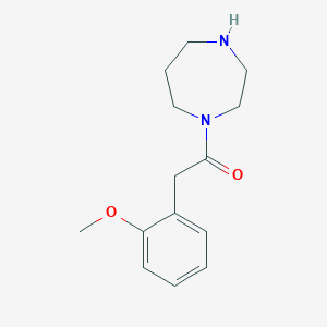 1-(1,4-Diazepan-1-yl)-2-(2-methoxyphenyl)ethan-1-one