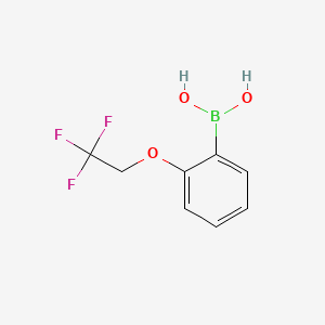 molecular formula C8H8BF3O3 B1453981 2-(2,2,2-Trifluoroethoxy)phenylboronic acid CAS No. 957060-90-1