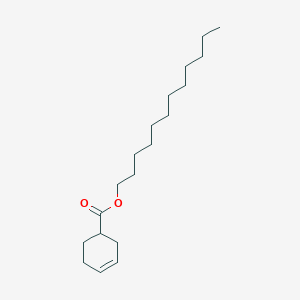 molecular formula C19H34O2 B14540039 Dodecyl cyclohex-3-ene-1-carboxylate CAS No. 62266-67-5