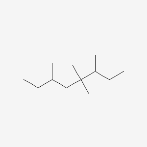 molecular formula C12H26 B14540066 3,4,4,6-Tetramethyloctane CAS No. 62185-19-7