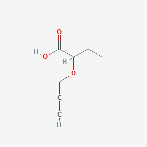 3-Methyl-2-(prop-2-ynyloxy)butanoic acid