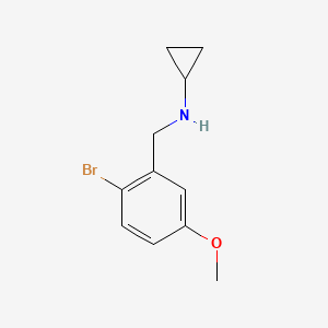 N-(2-bromo-5-methoxybenzyl)cyclopropanamine