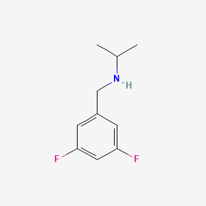 molecular formula C10H13F2N B1454020 [(3,5-Difluorophenyl)methyl](propan-2-yl)amine CAS No. 1094512-00-1