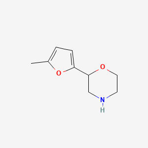 molecular formula C9H13NO2 B1454021 2-(5-Methylfuran-2-yl)morpholine CAS No. 1094752-65-4