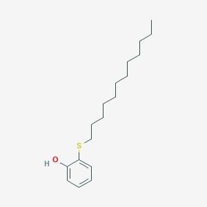 molecular formula C18H30OS B14540254 2-(Dodecylsulfanyl)phenol CAS No. 61900-53-6