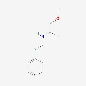 (1-Methoxypropan-2-yl)(2-phenylethyl)amine