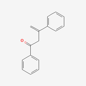 molecular formula C16H14O B14540357 1,3-Diphenylbut-3-en-1-one CAS No. 62326-47-0