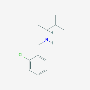 molecular formula C12H18ClN B1454039 [(2-Chlorophenyl)methyl](3-methylbutan-2-yl)amine CAS No. 1019488-32-4