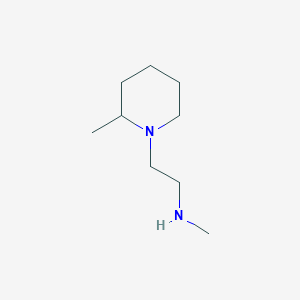 molecular formula C9H20N2 B1454042 N-Methyl-2-(2-methylpiperidin-1-YL)ethanamine CAS No. 915922-23-5