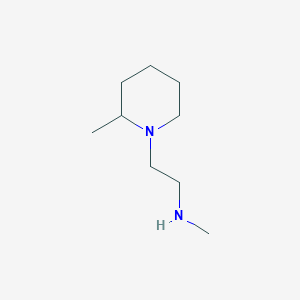 molecular formula C9H20N2 B1454042 N-甲基-2-(2-甲基哌啶-1-基)乙胺 CAS No. 915922-23-5
