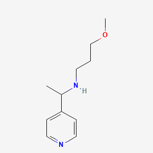 (3-Methoxypropyl)(1-pyridin-4-ylethyl)amine