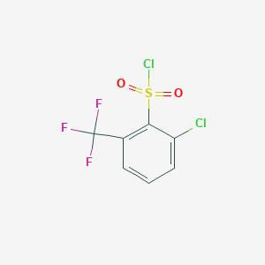 2-Chloro-6-(trifluoromethyl)benzene-1-sulfonyl chloride