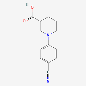 1-(4-Cyanophenyl)piperidine-3-carboxylic acid