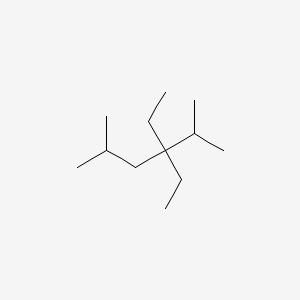 molecular formula C12H26 B14540518 3,3-Diethyl-2,5-dimethylhexane CAS No. 62184-94-5