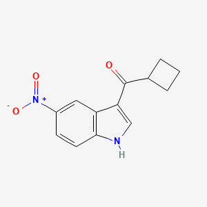 3-cyclobutanecarbonyl-5-nitro-1H-indole