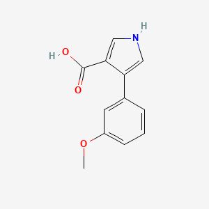 4-(3-methoxyphenyl)-1H-pyrrole-3-carboxylic acid