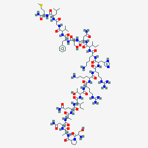 molecular formula C103H175N35O27S B145406 Carassin CAS No. 133950-47-7
