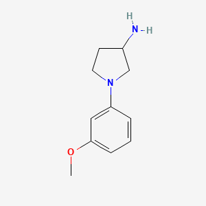 1-(3-Methoxyphenyl)pyrrolidin-3-amine
