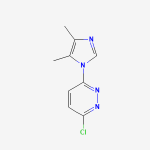 3-chloro-6-(4,5-dimethyl-1H-imidazol-1-yl)pyridazine