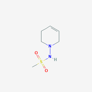 molecular formula C6H12N2O2S B14540724 N-(3,6-Dihydropyridin-1(2H)-yl)methanesulfonamide CAS No. 62245-57-2