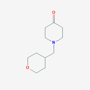molecular formula C11H19NO2 B1454081 1-[(Oxan-4-yl)methyl]piperidin-4-one CAS No. 1249113-86-7
