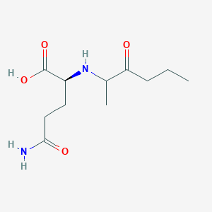 molecular formula C11H20N2O4 B14540842 N~2~-(3-Oxohexan-2-yl)-L-glutamine CAS No. 62152-31-2