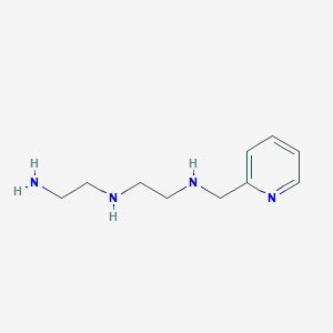 molecular formula C10H18N4 B14540955 N~1~-(2-Aminoethyl)-N~2~-[(pyridin-2-yl)methyl]ethane-1,2-diamine CAS No. 62402-28-2