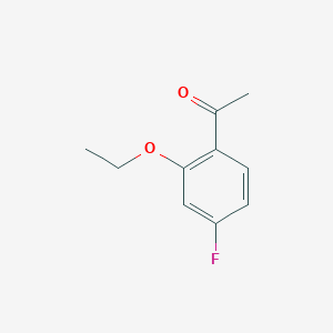 molecular formula C10H11FO2 B1454105 1-(2-Ethoxy-4-fluorophenyl)ethanone CAS No. 51788-79-5