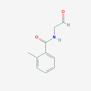 molecular formula C10H11NO2 B14541056 2-Methyl-N-(2-oxoethyl)benzamide CAS No. 62005-53-2