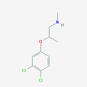 B1454108 [2-(3,4-Dichlorophenoxy)propyl](methyl)amine CAS No. 1249946-63-1