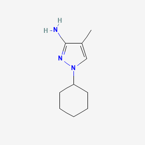 1-cyclohexyl-4-methyl-1H-pyrazol-3-amine