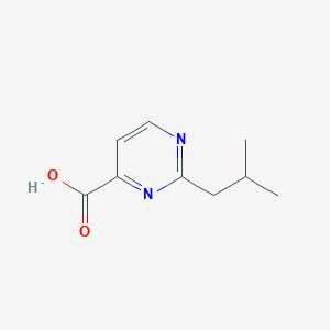 2-(2-Methylpropyl)pyrimidine-4-carboxylic acid