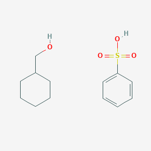 molecular formula C13H20O4S B14541171 Benzenesulfonic acid;cyclohexylmethanol CAS No. 62141-79-1