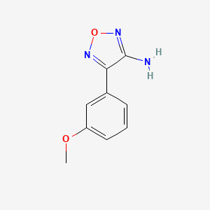 4-(3-Methoxyphenyl)-1,2,5-oxadiazol-3-amine