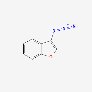 molecular formula C8H5N3O B14541189 3-Azido-1-benzofuran CAS No. 62095-87-8