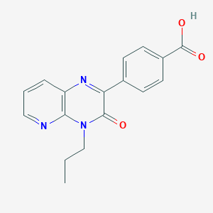 4-(3-Oxo-4-propyl-3,4-dihydropyrido[2,3-b]pyrazin-2-yl)benzoic acid